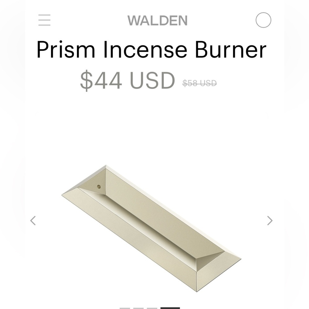 Walden Prism Incense Holder.
